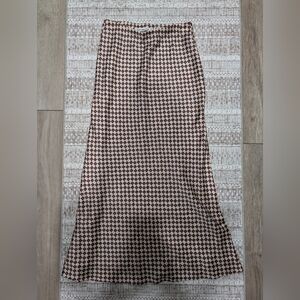 Abercrombie satin midaxi skirt